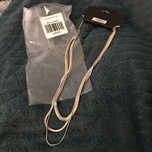 Torrid 3 strand silver snake chain nwt
